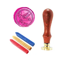 Подпись индивидуальная восковая печать штамп голубь Оливковый лист