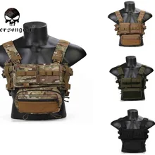 Emerson MK3 тактическая нагрудная установка Micro Fight Регулируемая расширяемая пластина для страйкбола EM2961