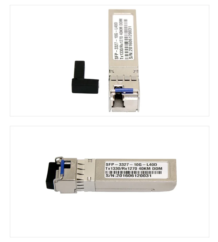 10 г Двунаправленный SFP Tx1270 Rx1330nm 40 км одиночный режим волокна модуль 10gbase sfp + 1 пара