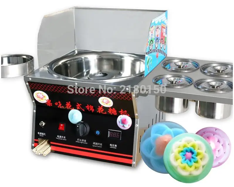 Коммерческая необычная машина для изготовления хлопковых конфет, газовая сахарная вата, RQMHT