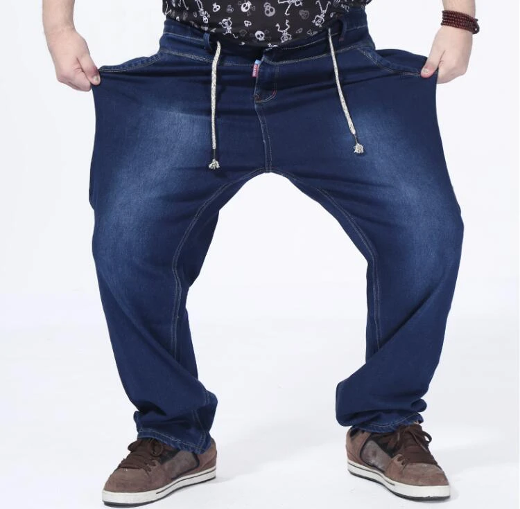 mens denim drawstring pants