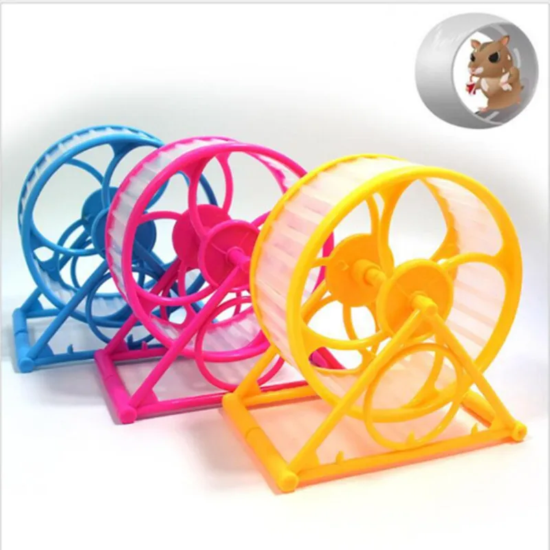 Small Pet Jogging Hamster Exercise Wheels Mouse Mice Toy Pets Running