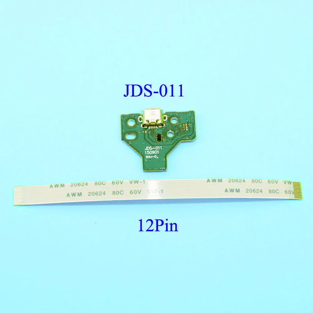 10 шт. 12Pin USB JDS 011/030/040 разъем светодиодный зарядное устройство PCB плата для Playstation 4