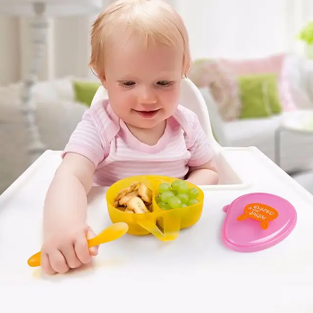 Online Shop Lucu Kartun Bayi Baru Bayi Makan Makanan Piring Tray