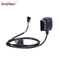 12 В 16 Pin OBD OBD2 OBDII Мощность адаптер расширение кабельный разъем для gps трекер