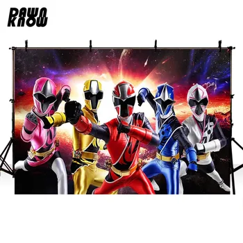 

DAWNKNOW Cartoon Ultraman Photography Background Photocall Baby Party Backdrops For Children Photo Studio Customize G888