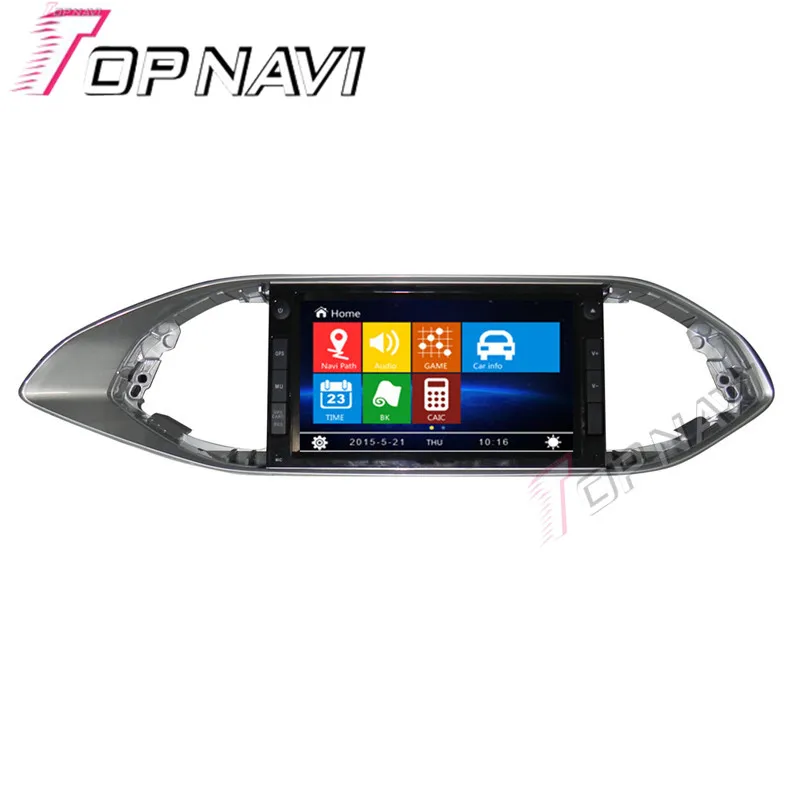 Topnavi " автомобильный DVD gps для peugeot 308 S автомобильный радио мультимедиа аудио стерео в тире, Wince система