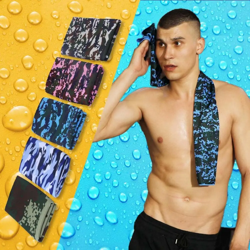 Instant Cooling Cold Towel Swimsuit Quick Dry Microfiber to the Gym Colorful Camping toalla futbol Drop shipping c | Спорт и
