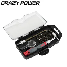 CRAZY POWER 33 In 1 Precision Repair Opening Tool Professional Screwdriver Kit five + – star shape for iPhone PC Laptop AT2049