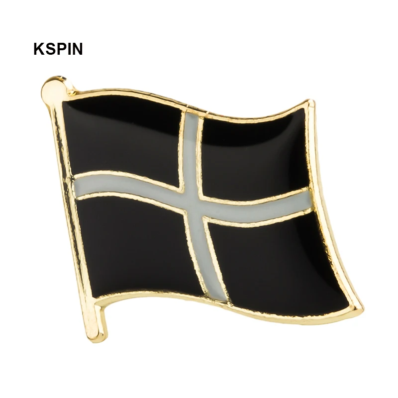 

Cornwall flag lapel pin badge pin Brooch Icons 1PC XY0138