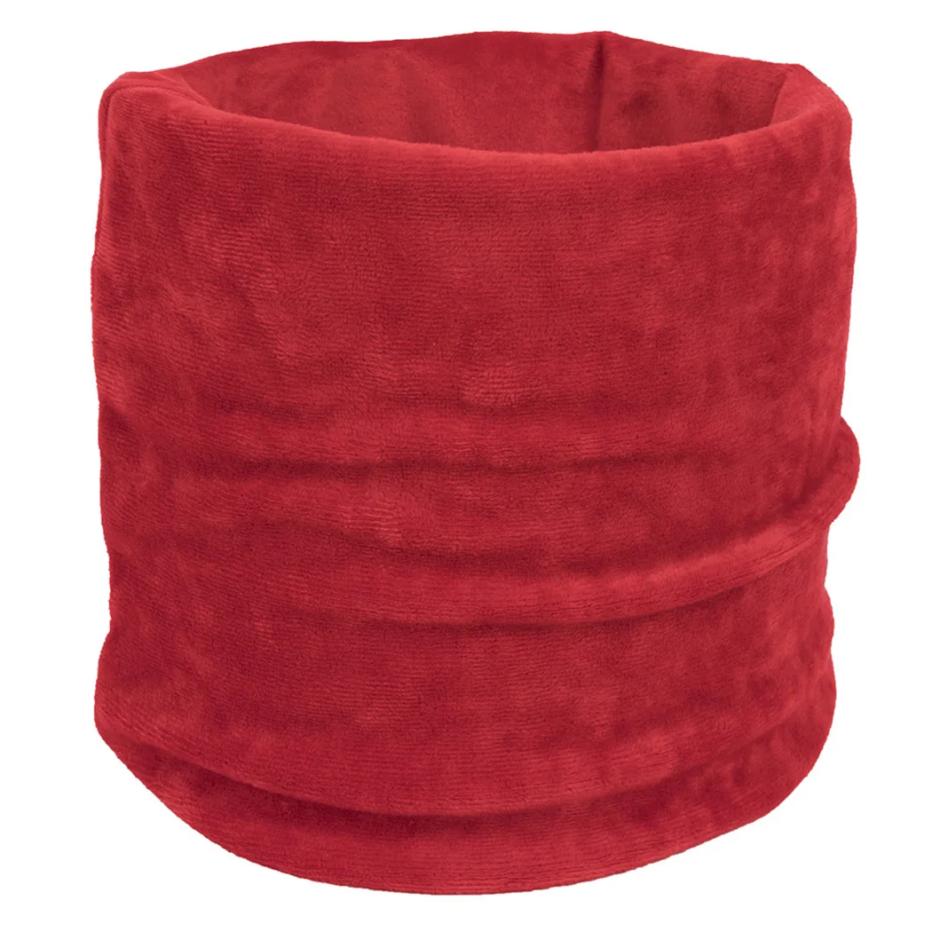 Повседневная маска для лица, шеи, теплый воротник, модные уличные вельветовые шарфы, Снуды для женщин и мужчин, Осень-зима, Термальный шарф-кольцо, унисекс - Цвет: Lava Red