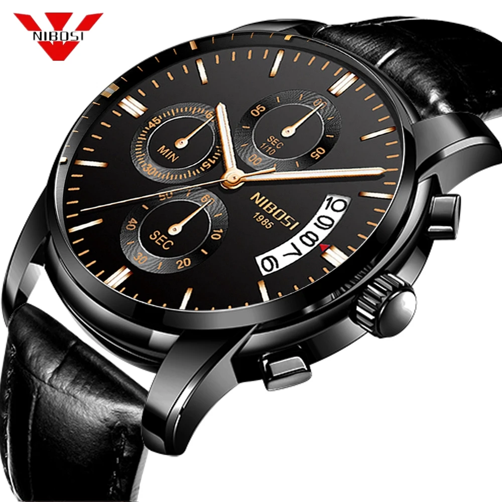 nibosi men's watches luxury
