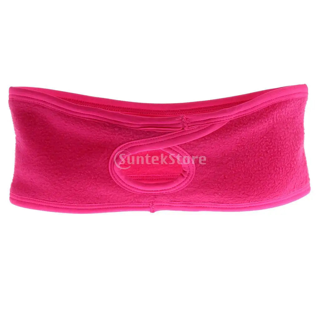 Womens Winter Warm Fleece Ponytail Headband Ear Cover Ski Ear Warmer Head Wear - Various Colors
