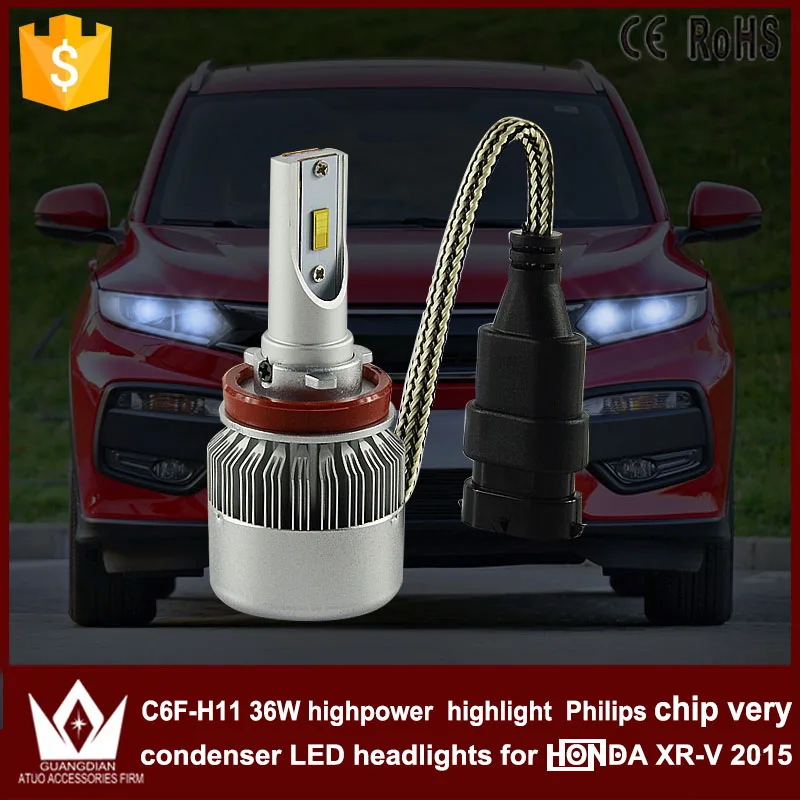 

Cheetah car led light FOR HONDA XR-V 2015 ONLY accessories LOW BEAM DIPPED BEAM C6F H8 /H9 /H11 36W DC 12V/24V 3800LM 6000k