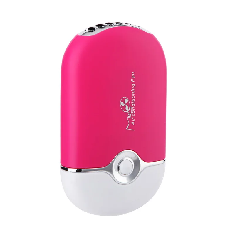 Новейший мини-вентилятор, портативный Настольный кондиционер, Сушилка для ногтей, увлажнение, охлаждение, Домашний Вентилятор - Цвет: rose red