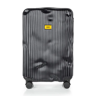 

Crash luggage Italy Design Broken Zipper Suitcase TSA Lock Spinner Luggage