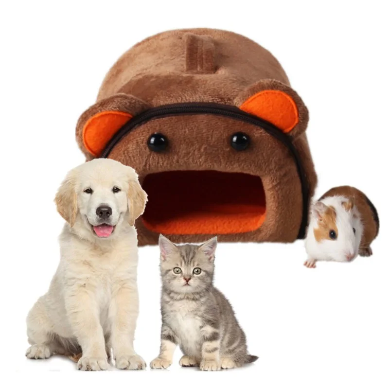 

2018 High Quality Pet Cat House Foldable Soft Comfortable Winter Warm Dog Bed Dog House Cute Kennel Nest Dog Cat Bed