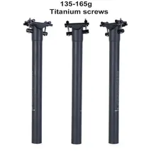 Carbon Bicycle Seatpost Road/MTB Bike Carbon Seatpost Seat tube Seat Bike Accessories Black Matte 27.2/30.8/31.6*300/350/400mm wacako bicycle 3k ud matte carbon seatpost mtb road bike seat tube carbon seat post 27 2 30 8 31 6 350 400mm amgle 5 25