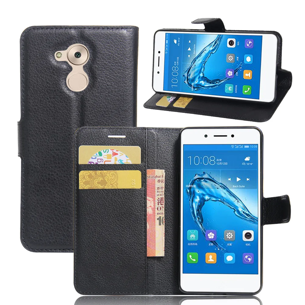 

YINGHUI For Huawei Enjoy 6s 5.0" Phone Case Luxury Flip PU Leather Case Back Cover For Enjoy 6s Huawei Case With Stand Function