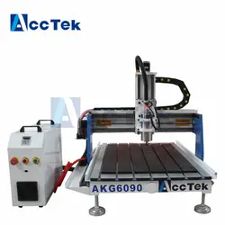 Jinan AccTek 3d мини ЧПУ маршрутизатор/дешевый маршрутизатор cnc 6090 0609/Деревообрабатывающий станок