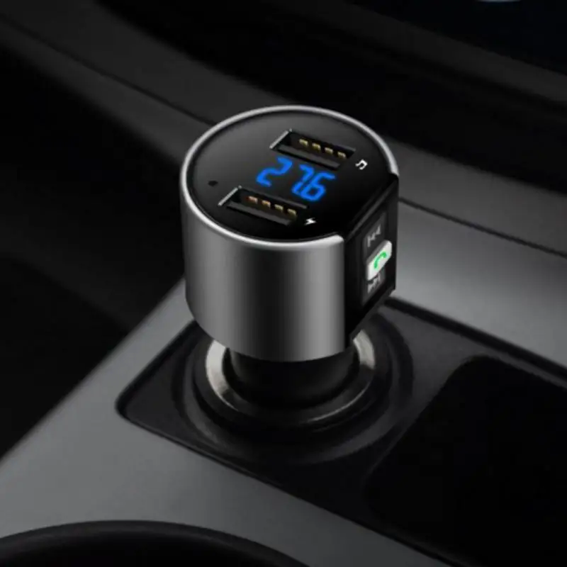 

New Wireless Bluetooth FM Transmitter Modulator Car Radio Adapter Car MP3 Player 2.4A Dual USB Car Charger Car Kit