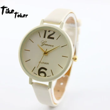 

Montres Women Watches Geneva Watch Small Numerals Leather Quartz Analog Wrist Watch Ladies Wristwatch Hot Sale relogio feminino
