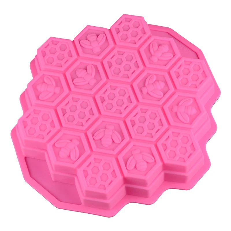 Honeycomb silicone cake mold2