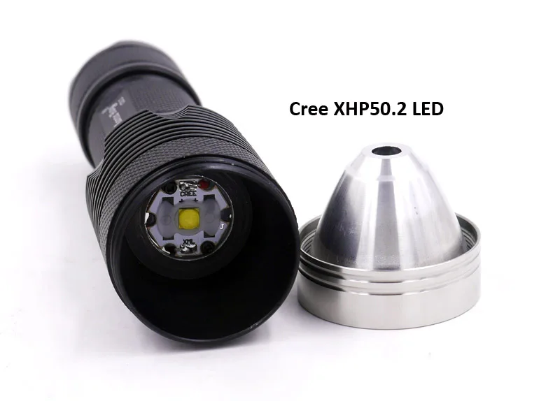 Тактический фонарь C8.2 Cree XHP50.2 2600 люмен 5 режимов светодиодный из нержавеющей