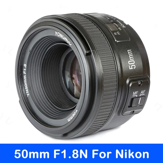 

YONGNUO 50mm YN50mm F1.8N Large Aperture Auto Focus Lens For Nikon lens d5300 d3400 d7200 d3100 d3200 d90 d5100 d5600 d5200