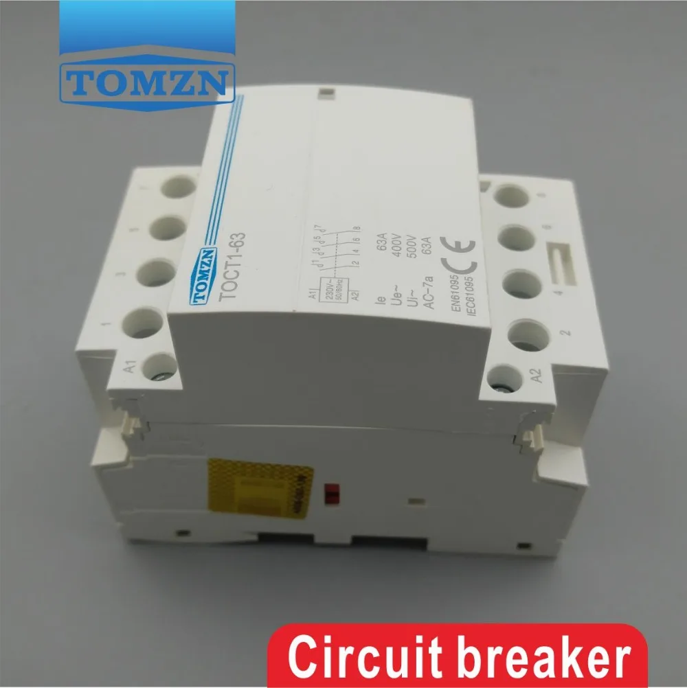 60hz trilho din ac casa contator modular 4no 2no 2nc 4nc 02