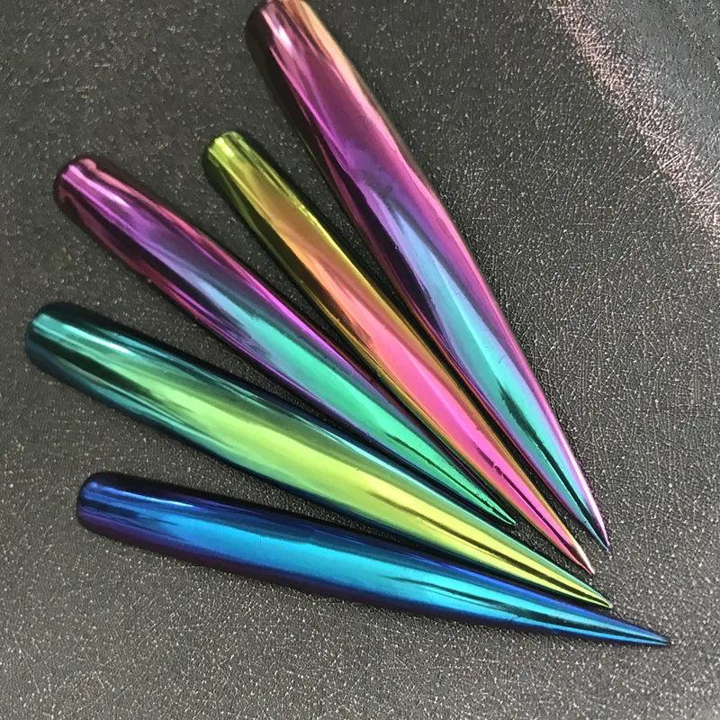 0.5g high grade chameleon powder chrome mirror nails powder pigment sequins nail art glitter decoration for gel nail polish