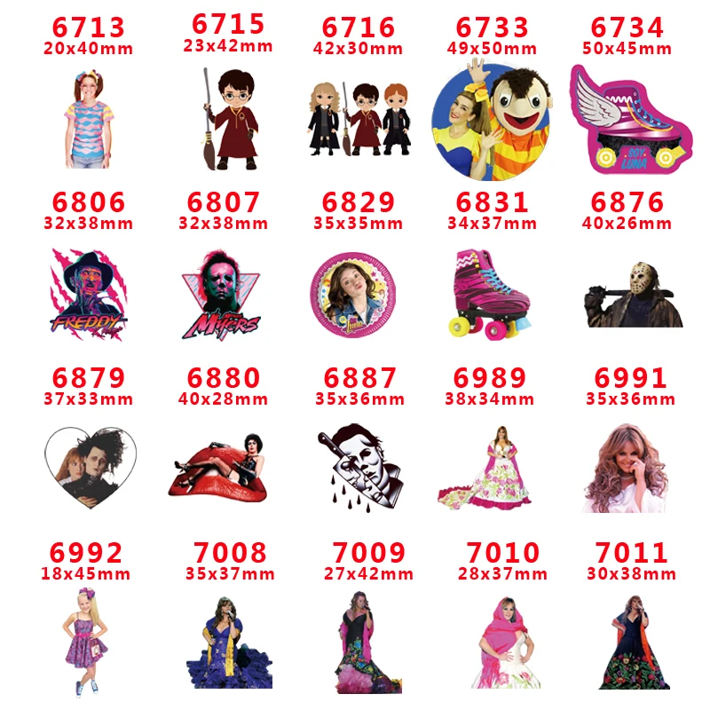 

Free shipping 30 pcs cartoon character planar resin PR 6713