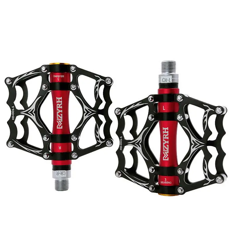 

Bicycle Pedal On MTB Road Mountain Bike Light Weight Pedals Aluminum Alloy Cycling 3 Ball Bearing BMX Pedals Bicycle Accessories