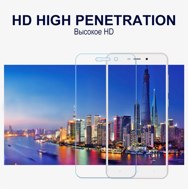 TOMKAS 2 Pcs Screen Protector For Xiaomi Redmi 4A Glass Tempered Ultra Thin Glass For Xiaomi Redmi 4A Protective Glass Film