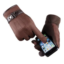 New Mittens Windproof Cold Men's Suede Warm Touch Screen Riding Gloves A Pair Winter Gloves Touching Screen Cashmere Gloves New Mittens Windproof Cold Men's Suede Warm Touch Screen Riding Gloves A Pair Winter Gloves Touching Screen Cashmere Gloves
