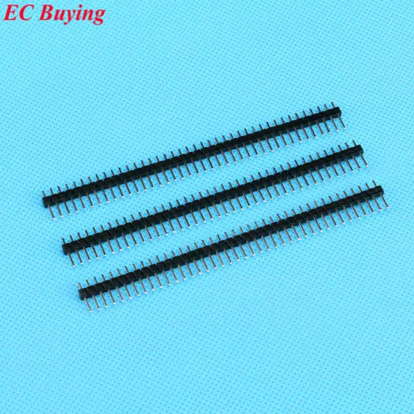 

50pcs 40 Pin 1x40 Single Row 2.54mm Pin Header Connector Iron