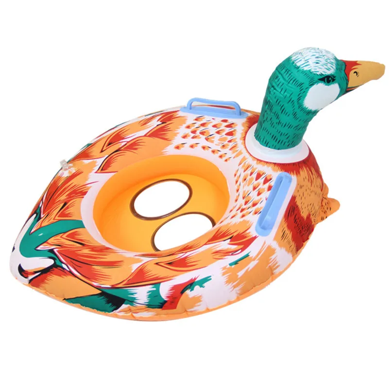 Summer Swimming Pool Ring Floating Inflatable Unicorn Cartoon Thicken Baby swimming seat Animal shape Kids Swim Ring #3j18#F (1)
