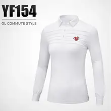 PGM Весенняя Осенняя Спортивная одежда для гольфа женская футболка с длинным рукавом для гольфа одежда для гольфа дышащая белая короткая юбка для женщин