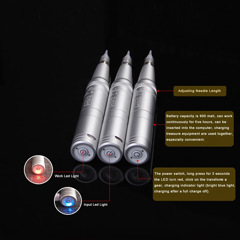 

Electric Permanent Makeup Machine 3d Pen Rechargeable Tattoo Machine For Eyebrows Make Up Tattoo Gun Cosmetics For Small Tattoos
