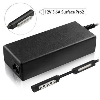 

12V/3.6A 43W Charger Adapter Power Supply for Microsoft Surface Pro 2(1512 1536 Windows 10.6 Inch Tablet),Surface Pro,Surface RT