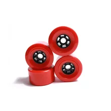 Big 80mm 87mm 83mm 90mm 97mm Longboard wheel SHR78A Red color PU wheels High level soft wheels resistant PU longboard wheels