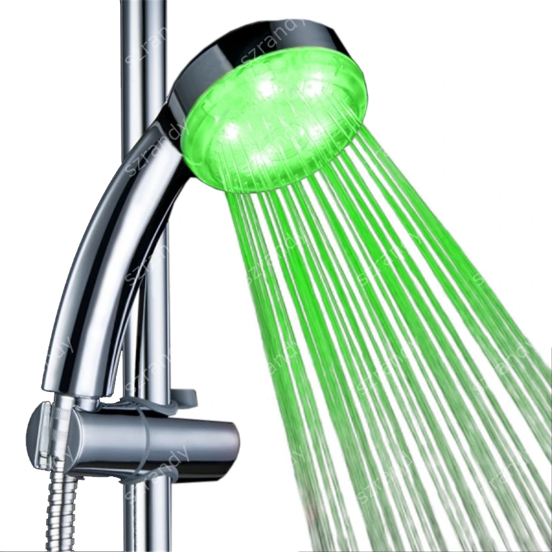 Single Green Good Led Shower Heads Fashion Portable Shower Head