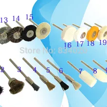 20 шт. маленький полировальный круг набор с ручкой буфер для полировки ткань колеса ювелирные изделия Польский Инструмент