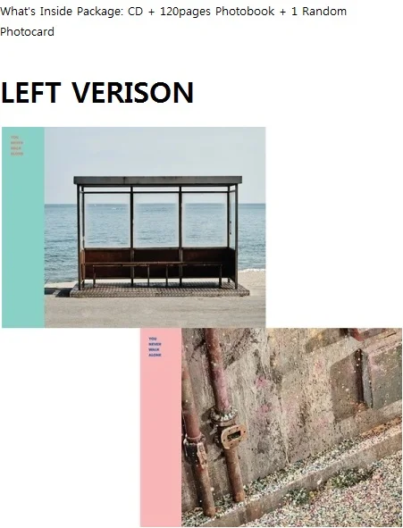 Bts You Never Walk Alone Left Version Release Date 17 Bts Bts Bts 2 Aliexpress