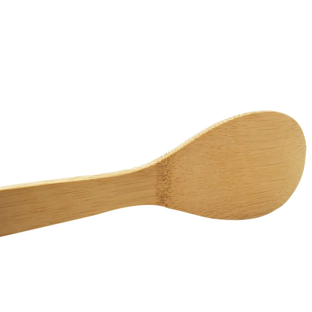 

Kitchen New Beige Bamboo Spoon Spatula Wooden Utensils Cooking Spoon Tools Rice spoon