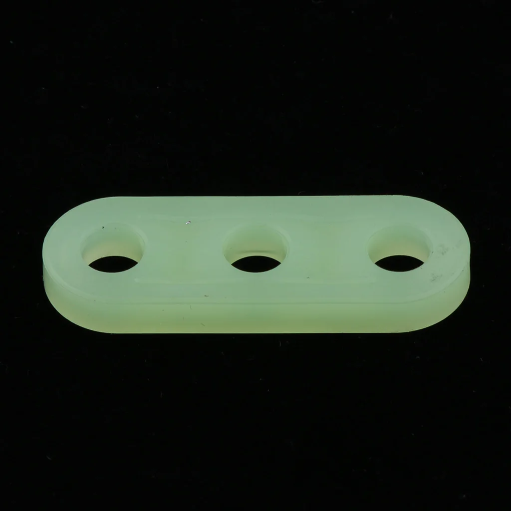 10pcs 3 Holes Ultralight Plastic Guy Line Runners Cord Adjusters Glow At Night for Outdoor Activities Tent Camping Hiking