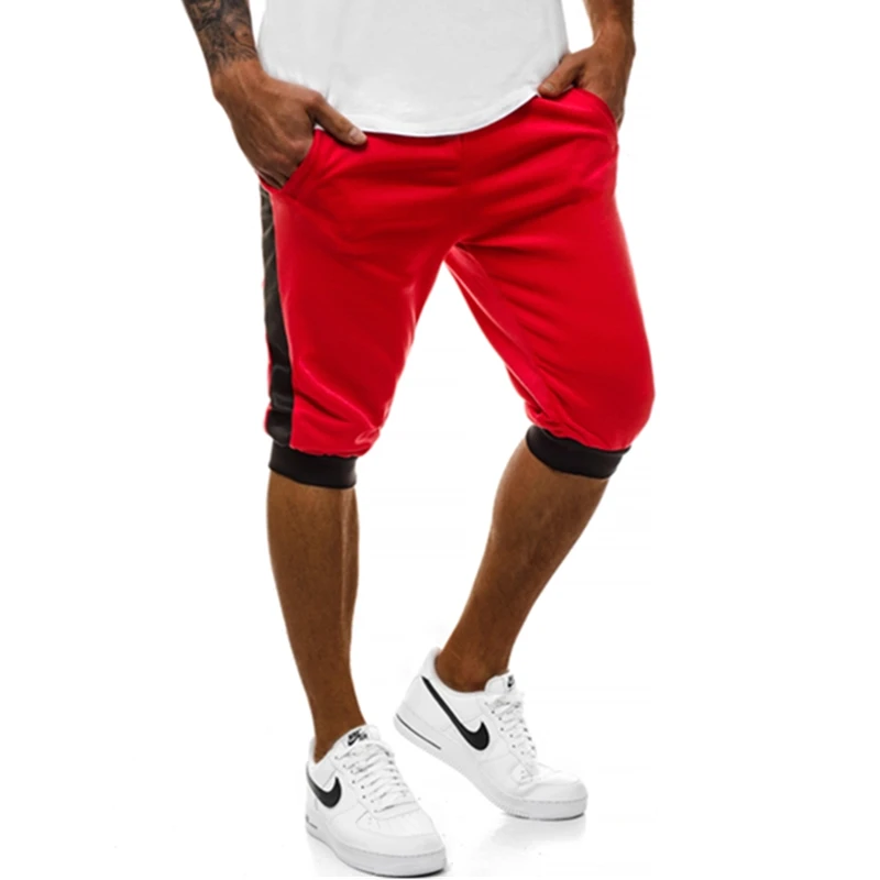 Горячие Стиль Досуг Спорт Фитнес лоскутное тонкий мужской стринги пять минут шорты для бега