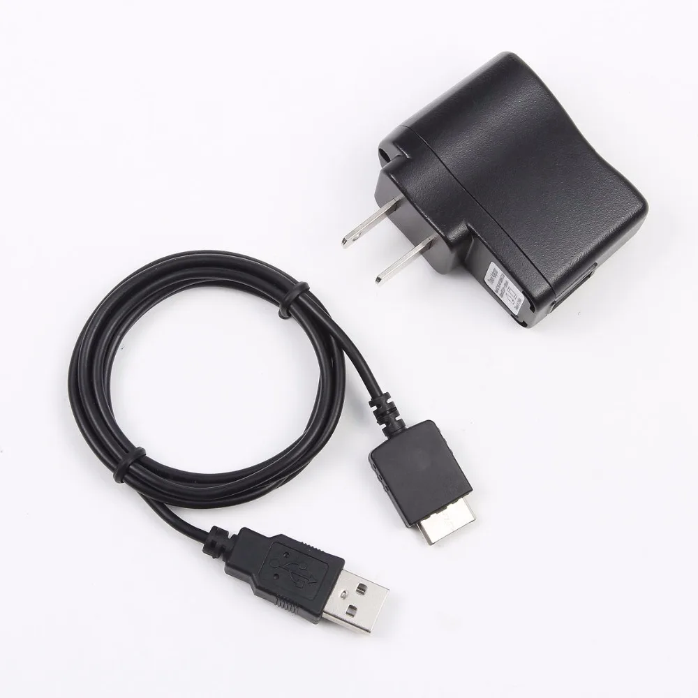 USB AC/DC Power Charger Adapter +Cord Cable For Sony Walkman NWZ-E584 MP3 Player