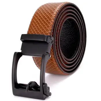 

Designer Belts Men Automatic Buckle Belt Hot !!! Men's Ratchet Belt NEW Leather Belts for Men Have Black\coffee\blue\brown