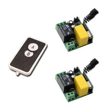 

New AC220V 1CH RF Wireless Remote Control Switch System Learning Code Receiver+ Transmitter for Led ON OFF Hot Sale